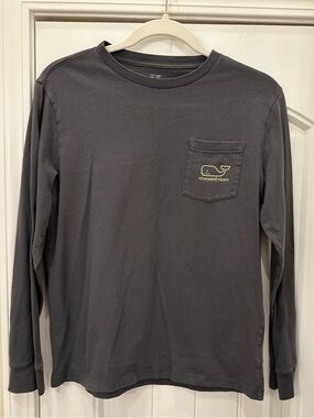 Vineyard Vines Long Sleeve Pocket Tee L(16)